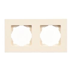 Günsan Eqona Krem İkili Çerçeve