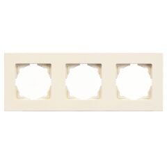 Günsan Eqona Krem Üçlü Çerçeve