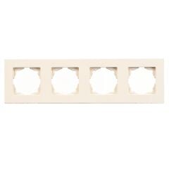Günsan Eqona Krem Dörtlü Çerçeve