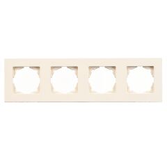 Günsan Eqona Krem Dörtlü Çerçeve