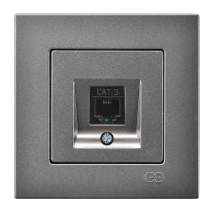 Günsan Eqona Füme Nümeris Telefon Prizi (Cat3)