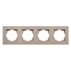 Günsan Eqona Metalik Bej Dörtlü Çerçeve