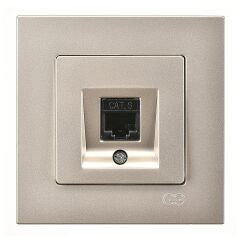 Günsan Eqona Metalik Bej Tekli Data Prizi (RJ45 Cat6)