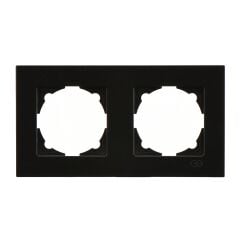 Günsan Eqona Metalik Siyah İkili Çerçeve