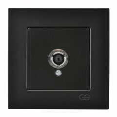 Günsan Eqona Metalik Siyah TV Prizi (Geçişli-Sonlu)