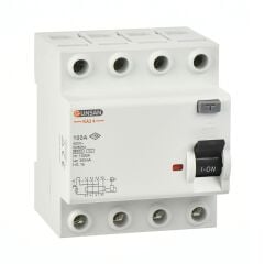Günsan Valta Kaçak Akım Rölesi AC Tip 6kA 30mA 25A 3 Kutup + Nötr