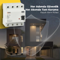 Günsan Valta Kaçak Akım Koruma Anahtarı 6 kA 3 Kutup + Nötr 30 mA 25A