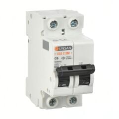 Günsan Valta Otomatik Sigorta 2 Kutup 6kA C Tip 6A