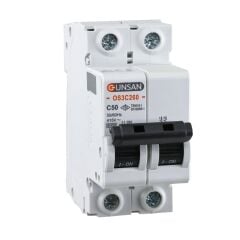 Günsan Valta Otomatik Sigorta 2 Kutup 6kA C Tip 50A