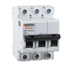 Günsan Valta Otomatik Sigorta 3 Kutup 6kA C Tip 50A