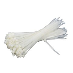 Günsan Beyaz 100'lü Kablo Bağı (20cm x 4.8mm)