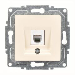 Günsan Eqona Krem Nümeris Telefon Prizi (Cat3) Mekanizma