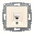Günsan Eqona Krem Tekli Data Prizi (RJ45 Cat6) Mekanizma