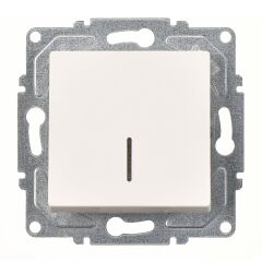 Günsan Eqona Fildişi Beyazı Işıklı Anahtar Mekanizma