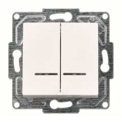 Günsan Eqona Fildişi Beyazı Işıklı Komütatör Mekanizma