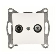 Günsan Eqona Fildişi Beyazı Uydu Prizi Sonlu (TV-Sat) Mekanizma