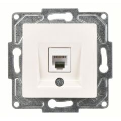 Günsan Eqona Fildişi Beyazı Nümeris Telefon Prizi (Cat3) Mekanizma