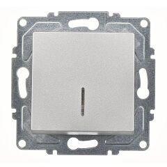 Günsan Eqona Gümüş Işıklı Anahtar Mekanizma