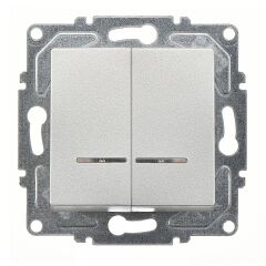 Günsan Eqona Gümüş Işıklı Komütatör Mekanizma