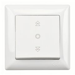 Günsan Visage Beyaz Jaluzi Kumanda Anahtarı (Tek Düğmeli)