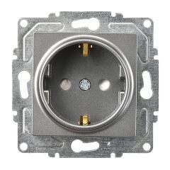 Günsan Eqona Füme Çocuk Korumalı Topraklı Priz Mekanizma