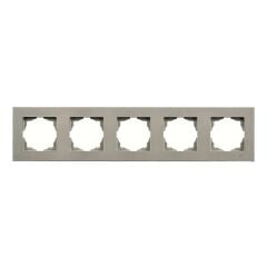 Günsan Eqona Metalik Bej Beşli Çerçeve