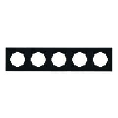 Günsan Eqona Metalik Siyah Beşli Çerçeve