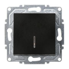 Günsan Eqona Metalik Siyah Işıklı Anahtar Mekanizma