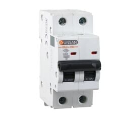 Günsan Valta Otomatik Sigorta 2 Kutup 10kA C Tip 63A