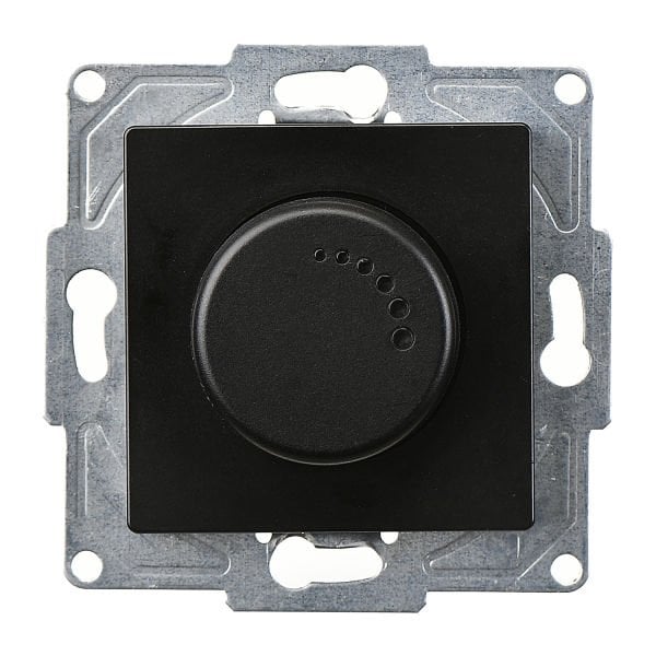Günsan Eqona Metalik Siyah Dimmer 1000VA Mekanizma