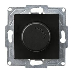 Günsan Eqona Metalik Siyah Dimmer 1000VA Mekanizma