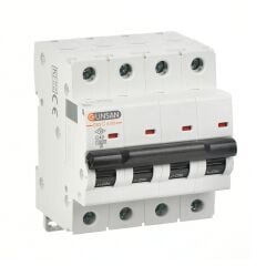 Günsan Valta Otomatik Sigorta 4 Kutup 10kA C Tip 40A