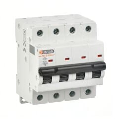Günsan Valta Otomatik Sigorta 4 Kutup 10kA C Tip 50A