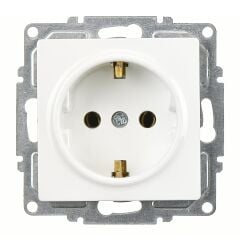 Günsan Visage Beyaz Topraklı Priz Mekanizma