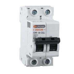 Günsan Valta Otomatik Sigorta 2 Kutup 6kA C Tip 40A
