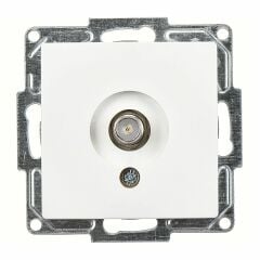 Günsan Visage Beyaz Tekli Uydu Prizi Eko Mekanizma