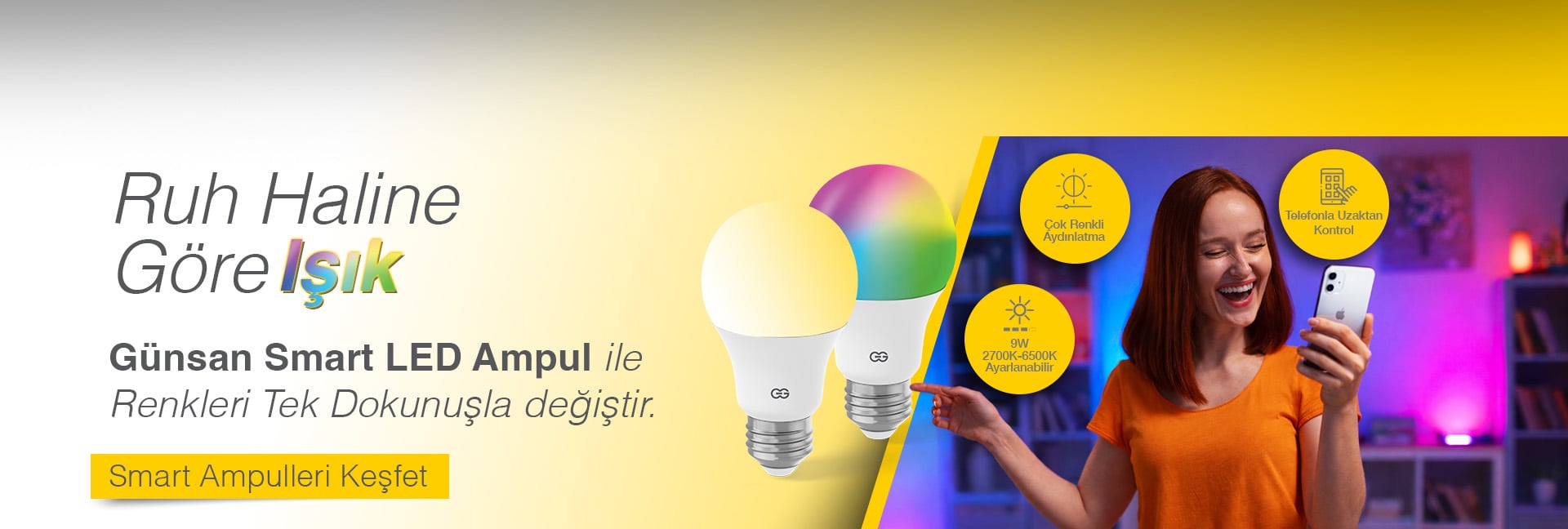 Günsan Akıllı Ampuller