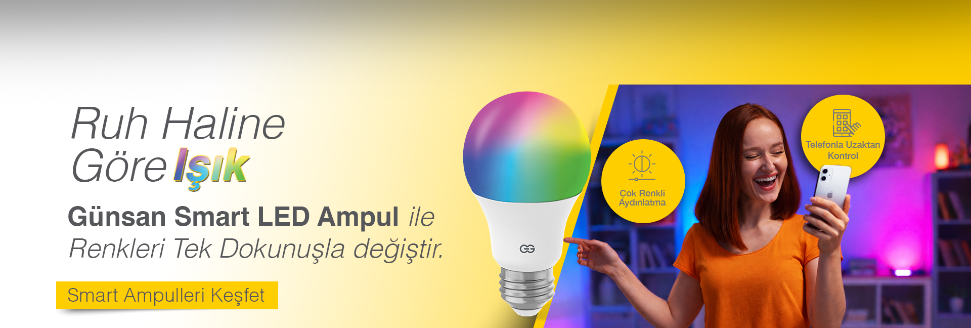Günsan Akıllı Ampuller