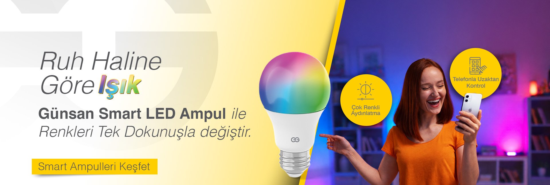 Günsan Akıllı Ampuller