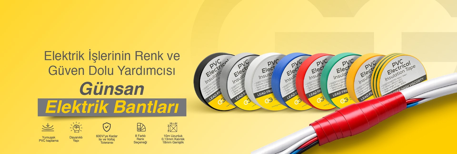 Günsan Elektrik İzolasyon Bantları