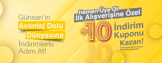 İlk Alışverişe Özel Ekstra %10 İndirim